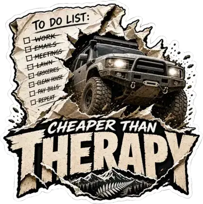 Cheaper Than Therapy sticker