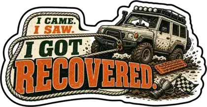 I Got Recovered sticker