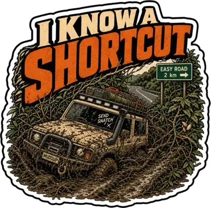 I Know A Shortcut sticker