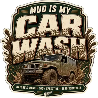 Mud Is My Car Wash sticker