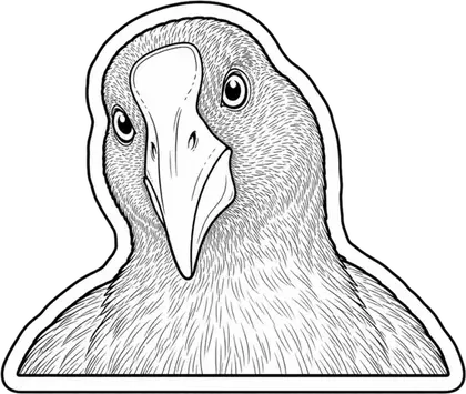 Pigeon animal decal