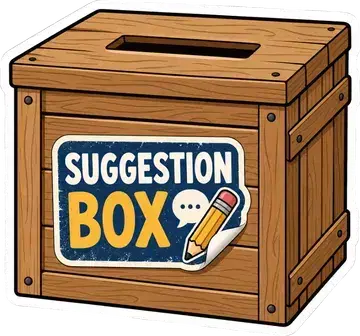 Suggestion Box sticker