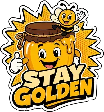 Stay Golden sticker