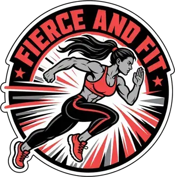 Fierce and Fit sticker