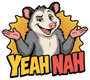 Yeah Nah sticker