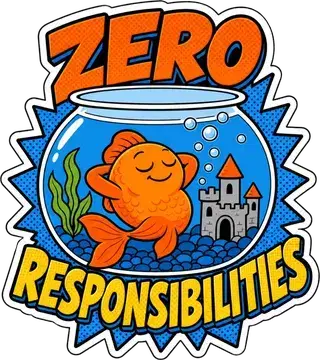 Zero Responsibilities sticker