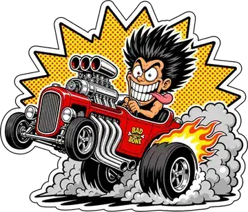 Bad Boy Hot Rod sticker