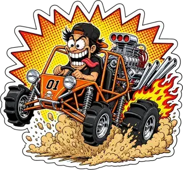 Buggy Blast sticker