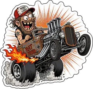 Rat Rod Renegade sticker