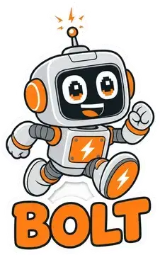 Bolt Little Son robot family sticker