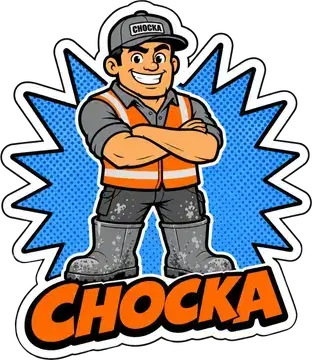 Chocka - Concrete Worker sticker