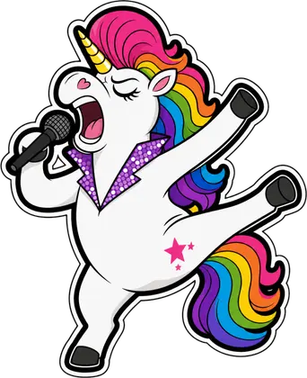Unicorn sticker from the Unicorn Pack
